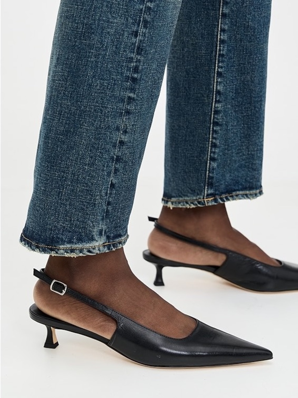 Tony Bianco Crush Slingback Pump in Black Vintage